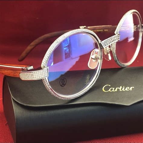 mens cartier glasses|cartier glasses men with diamonds.